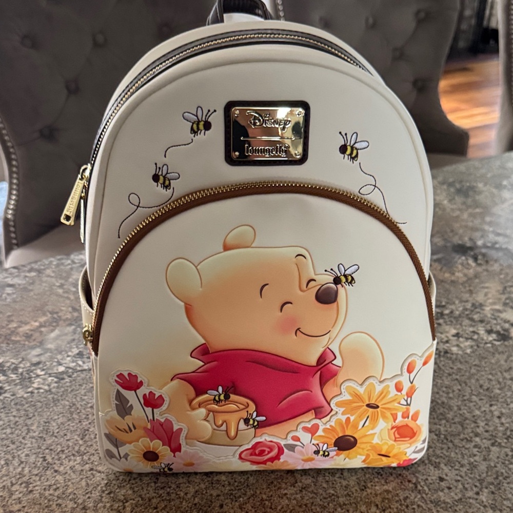 Winnie the Pooh Bees & Flowers Mini Backpack